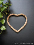 Brown Heart - Wreath Rings (Set of 2) - Craft Store of India