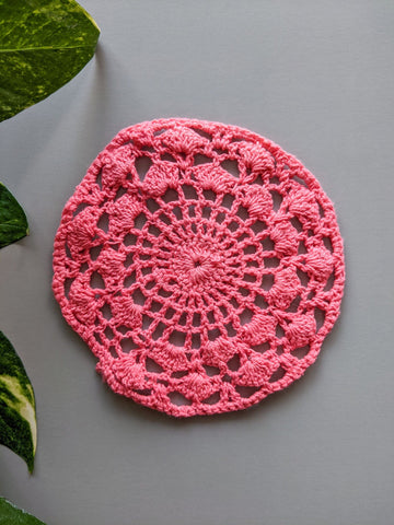 Candy Pink - Doily (5" inches)