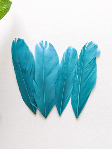 Emerald Green - Goose Feathers