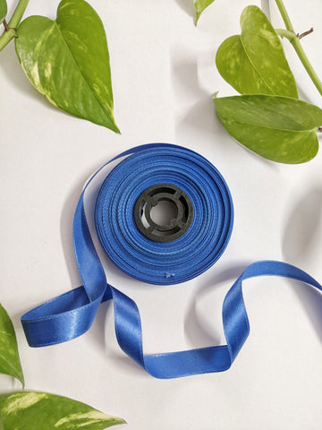 French Blue - Satin Ribbon (0.5 inch)