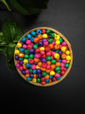 Multicolour - 8mm Wooden Beads - Craft Store of India