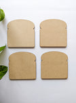 Bread - Coaster MDF Base (Pack of 4)