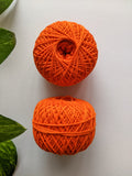 Tangerine Orange - Crochet Thread (40gm)