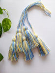 Blue & Yellow Shades - Wool Tassels (Pack of 5)