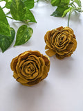 Yellow Roses (large) - Pack of 4