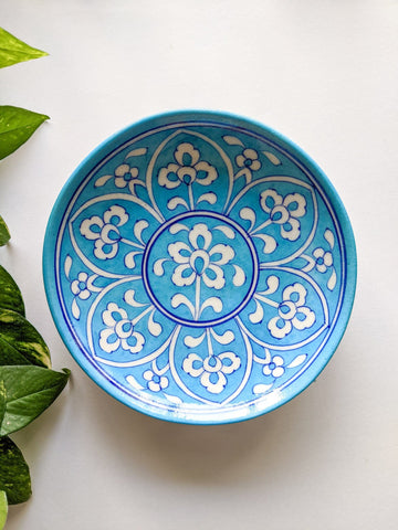 Sky Blue - Blue Pottery Wall Plate