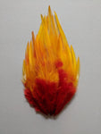 Sunset Shades - Long Pointed Natural Feathers (100 Pieces)