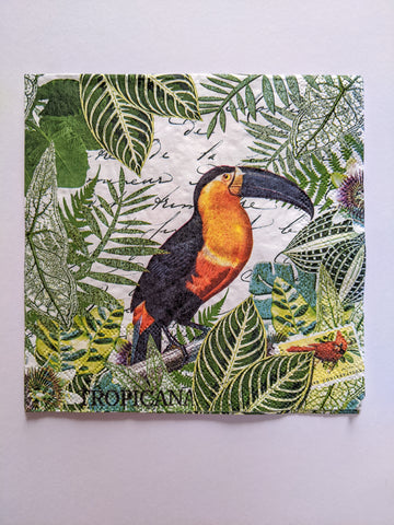 Toco Bird - Decoupage Napkin