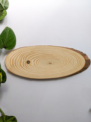 Wooden Oval Base