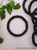 Black - Wreath Rings (Set of 2) - Craft Store of India