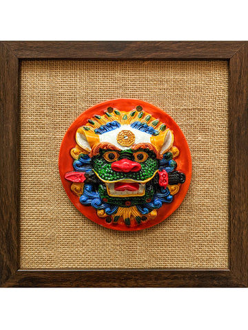 Tibetan Mask - Wall Frame