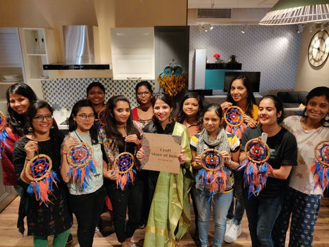Dreamcatcher Workshop On Wreath Rings - 9th Feb 2020 - Craft Store of India