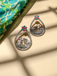 Anamika - Silver Oxidised Earrings