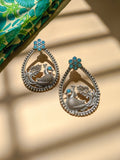 Anamika - Silver Oxidised Earrings