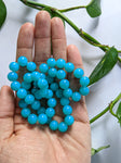 Aqua Blue - 10mm Glass Beads