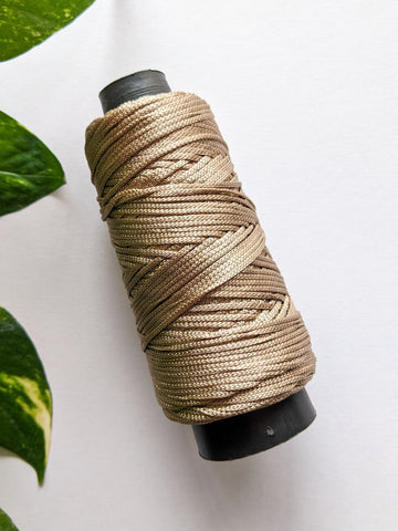 Bronze - 1mm Braided Thread