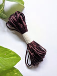 Chocolate Brown - Rattail Satin Cord - Craft Store of India
