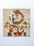 Christmas Wreath - Decoupage Napkin