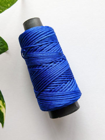 Cobalt Blue - 1mm Braided Thread