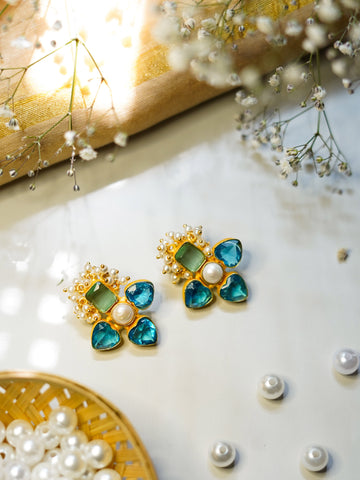 Sultana - Pearl Embellished Earrings