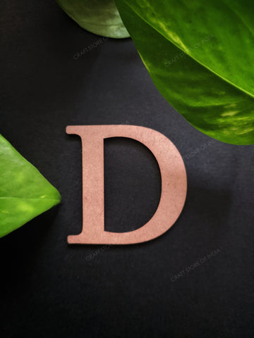 Alphabet D - MDF Base