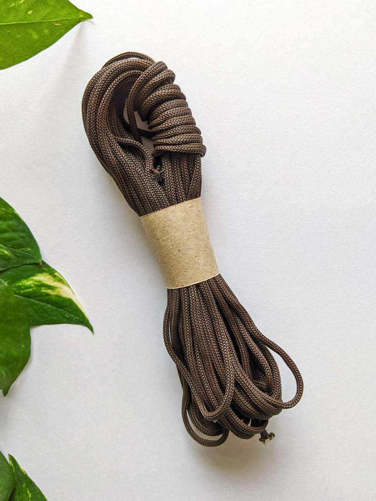 Dark Brown - 4mm Nylon Knot Macrame Thread – Craft Store of India