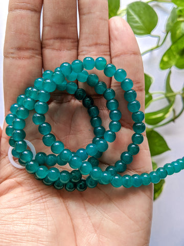 Emerald Green - 6mm Glass Beads