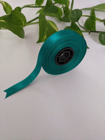 Emerald Green - Satin Ribbon (0.5 inch)