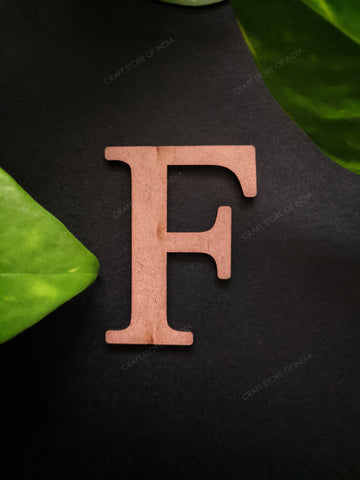 Alphabet F - MDF Base