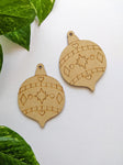 Festive Bauble - MDF Cutout (Pack of 2)