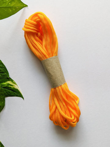 Fire Yellow - 4mm Nylon Knot Macrame Thread
