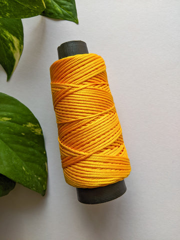 Fire Yellow - 1mm Braided Thread