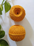 Fire Yellow - Crochet Thread (40gm)