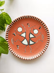 Tribal Art - Hand-painted Wall Plates (Set of 3)
