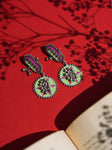 Folk Ghungroo - Enamel Earrings