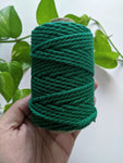 Forest Green - 4mm Twisted Macrame Thread