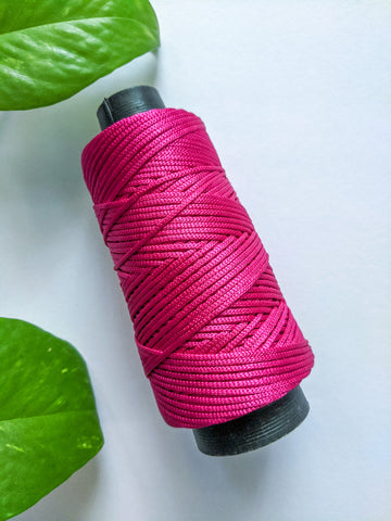 Fuchsia Pink - 1mm Braided Thread