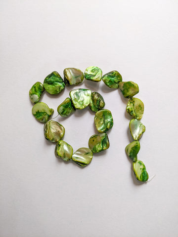 Green - Shell Beads
