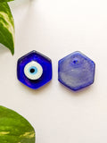 Hexagon (medium) - Evil Eye Beads (Pack of 2)