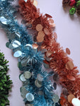 Tinsel Garland - Christmas Tree Decoration (Pack of 4)