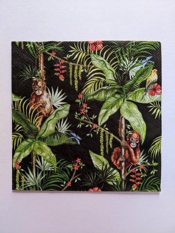 Jungle Theme - Decoupage Napkin