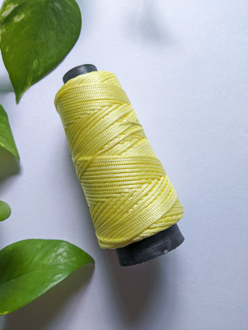 Lemon Yellow - 1mm Braided Thread
