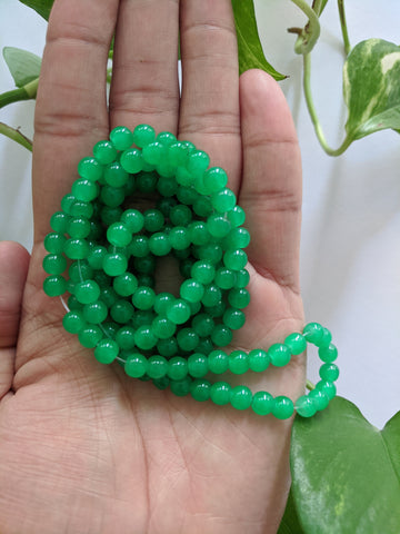 Light Green - 6mm Glass Beads