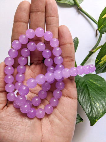 Lilac - 10mm Glass Beads