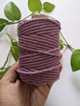 Lilac - 4mm Twisted Macrame Thread