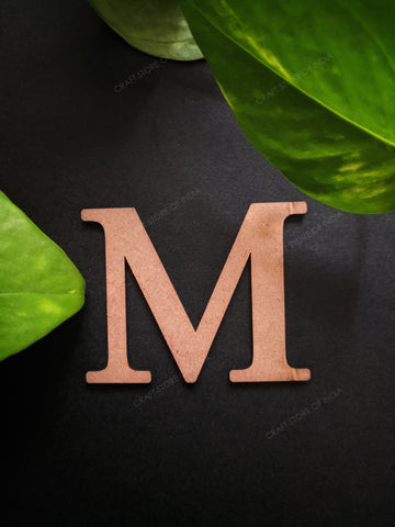 Alphabet M - MDF Base