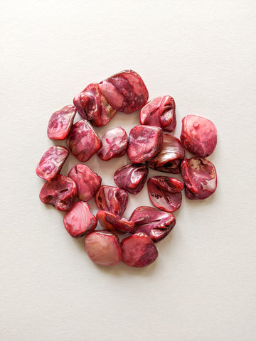 Magenta Pink - Shell Beads