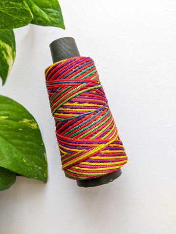 Multicolour - 1mm Braided Thread