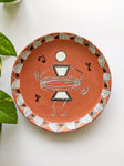 Musical Dholak - Hand-painted Wall Plate