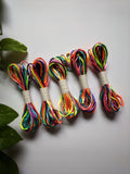 Neon Multicolour - Rattail Satin Cord (Pack of 5)